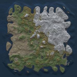 Thumbnail Rust Map: Procedural Map, Size: 4500, Seed: 1012047926, 19 Monuments