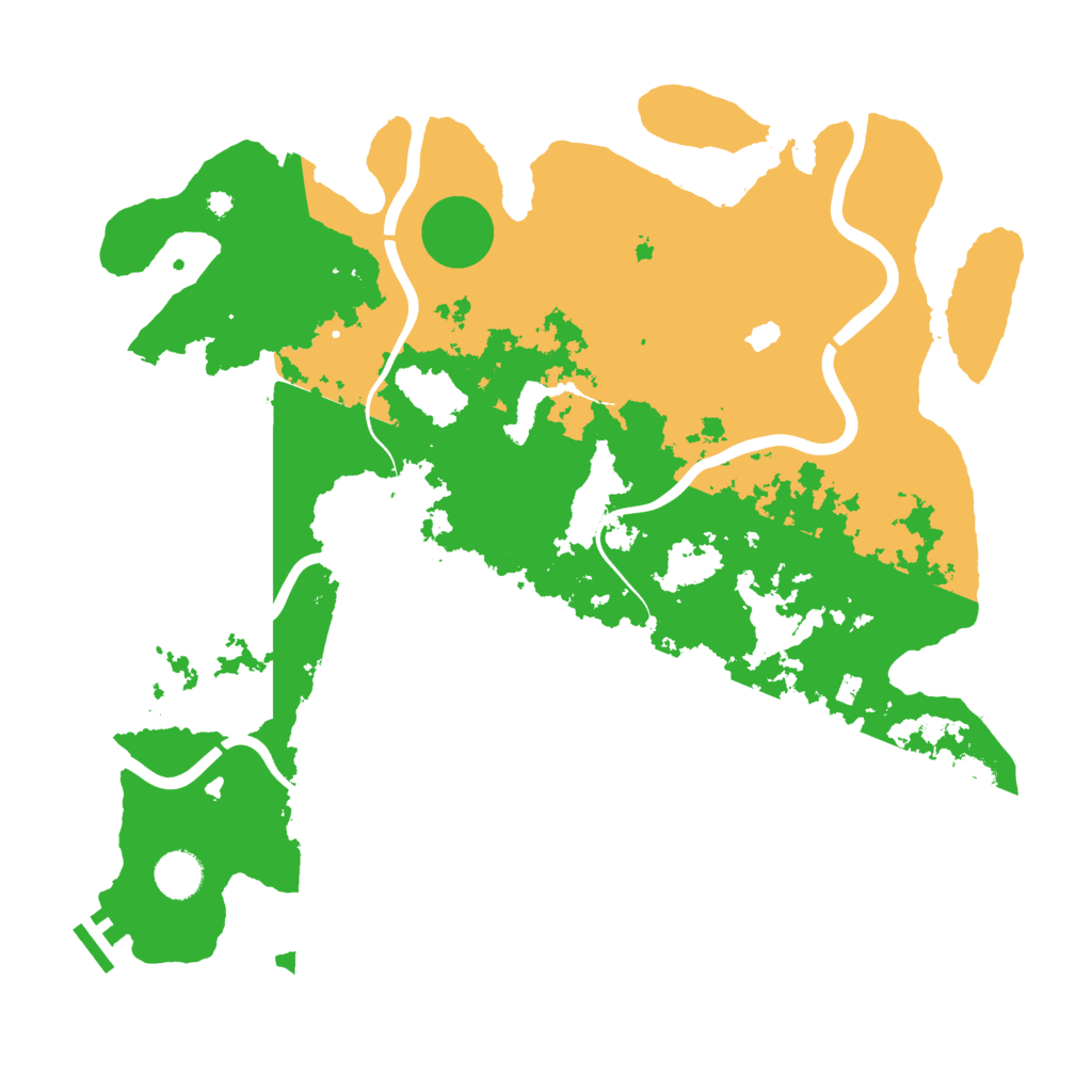 Biome Rust Map: Procedural Map, Size: 4000, Seed: 324887777