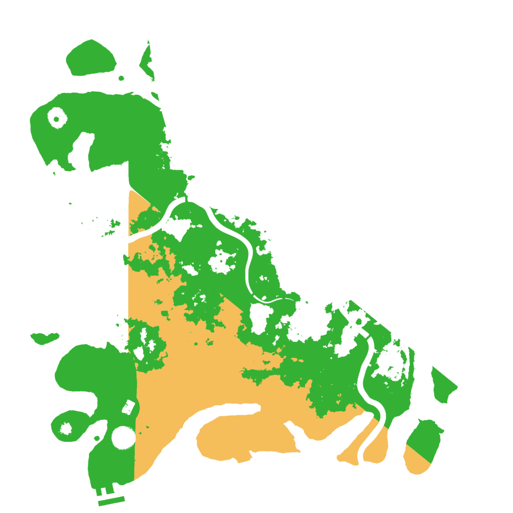 Biome Rust Map: Procedural Map, Size: 3900, Seed: 68568