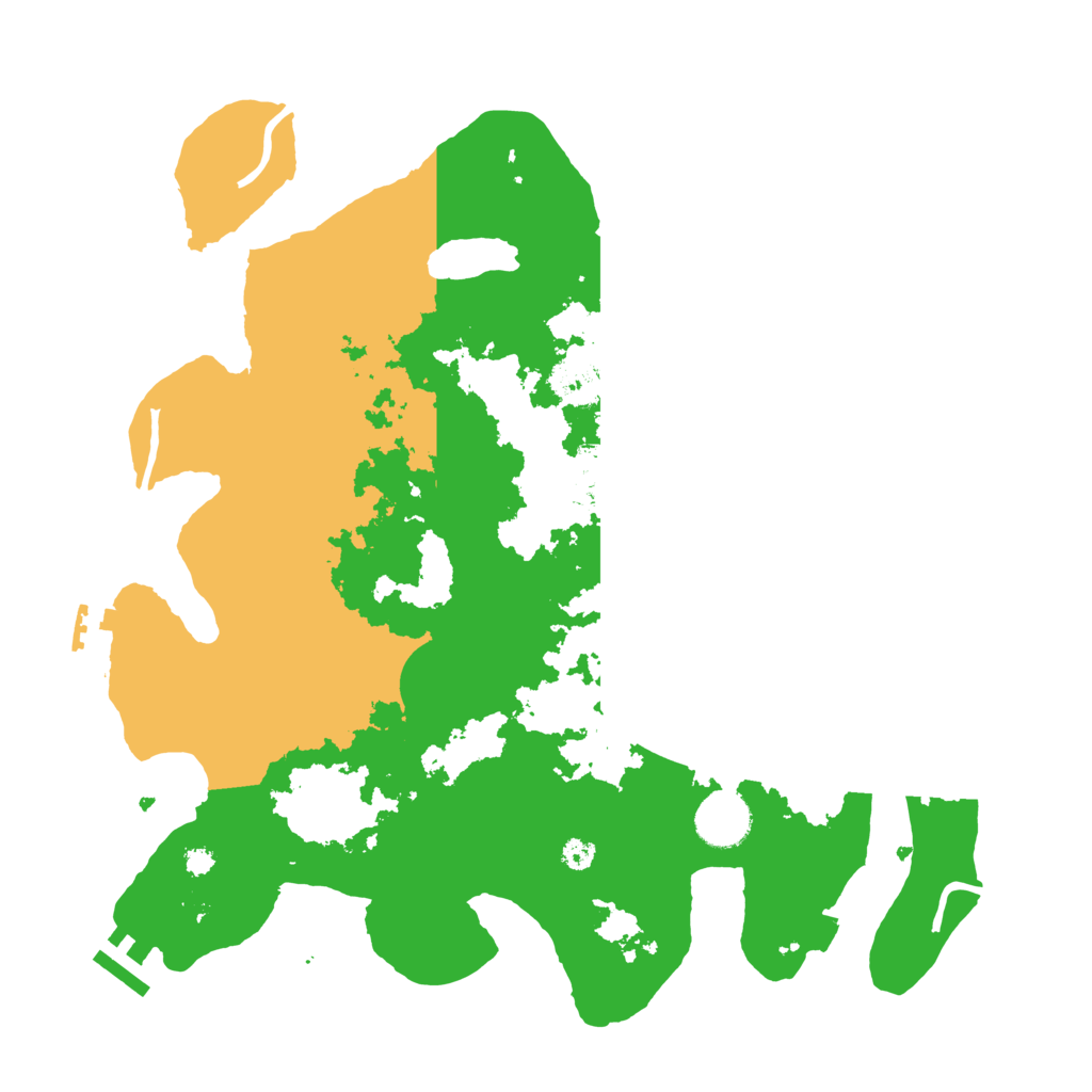 Biome Rust Map: Procedural Map, Size: 3500, Seed: 31888628