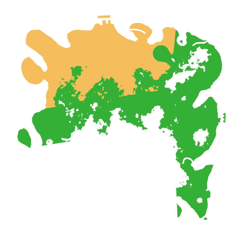 Biome Rust Map: Procedural Map, Size: 3900, Seed: 1332335
