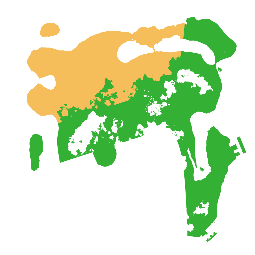 Biome Rust Map: Procedural Map, Size: 3000, Seed: 5864037