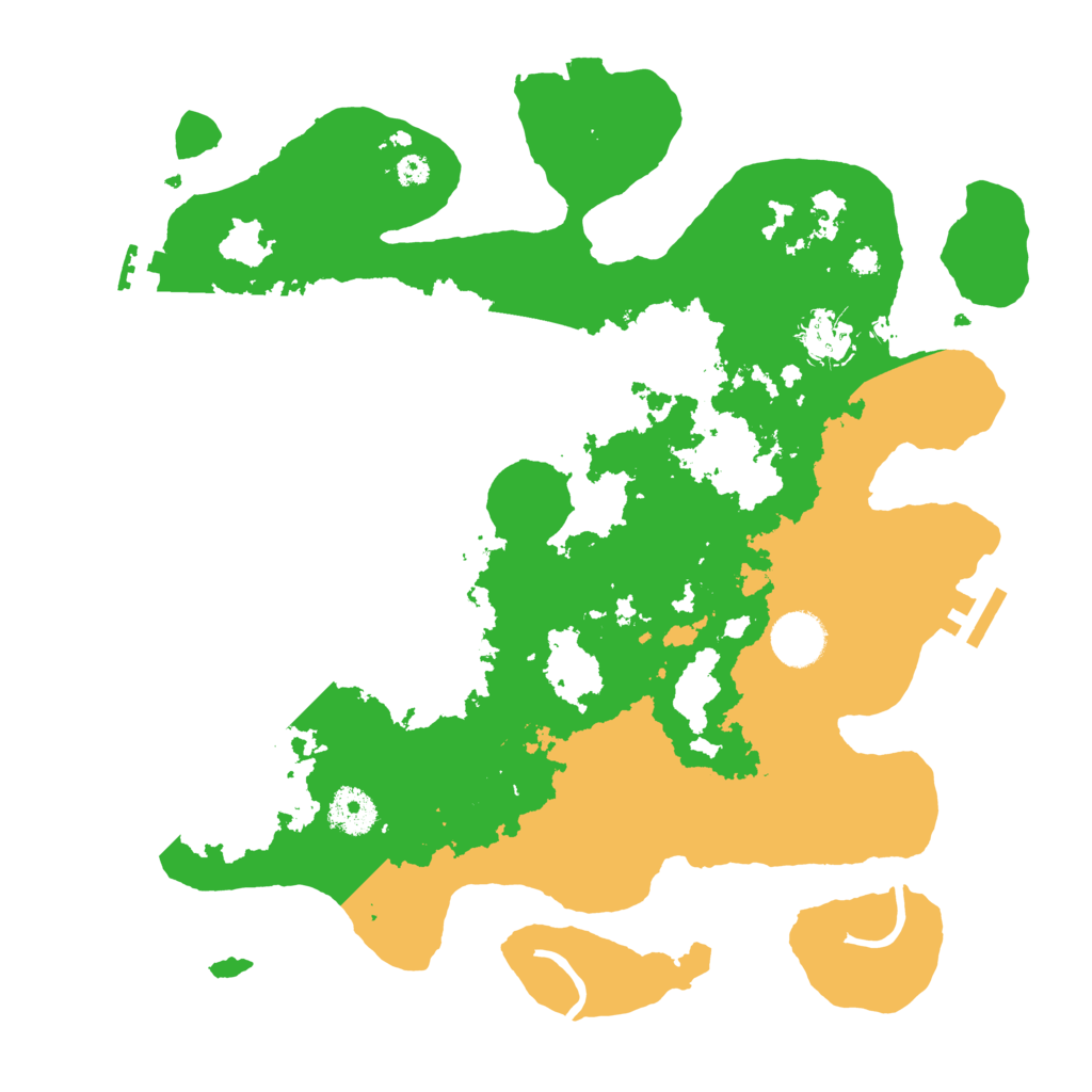 Biome Rust Map: Procedural Map, Size: 3500, Seed: 1756732731