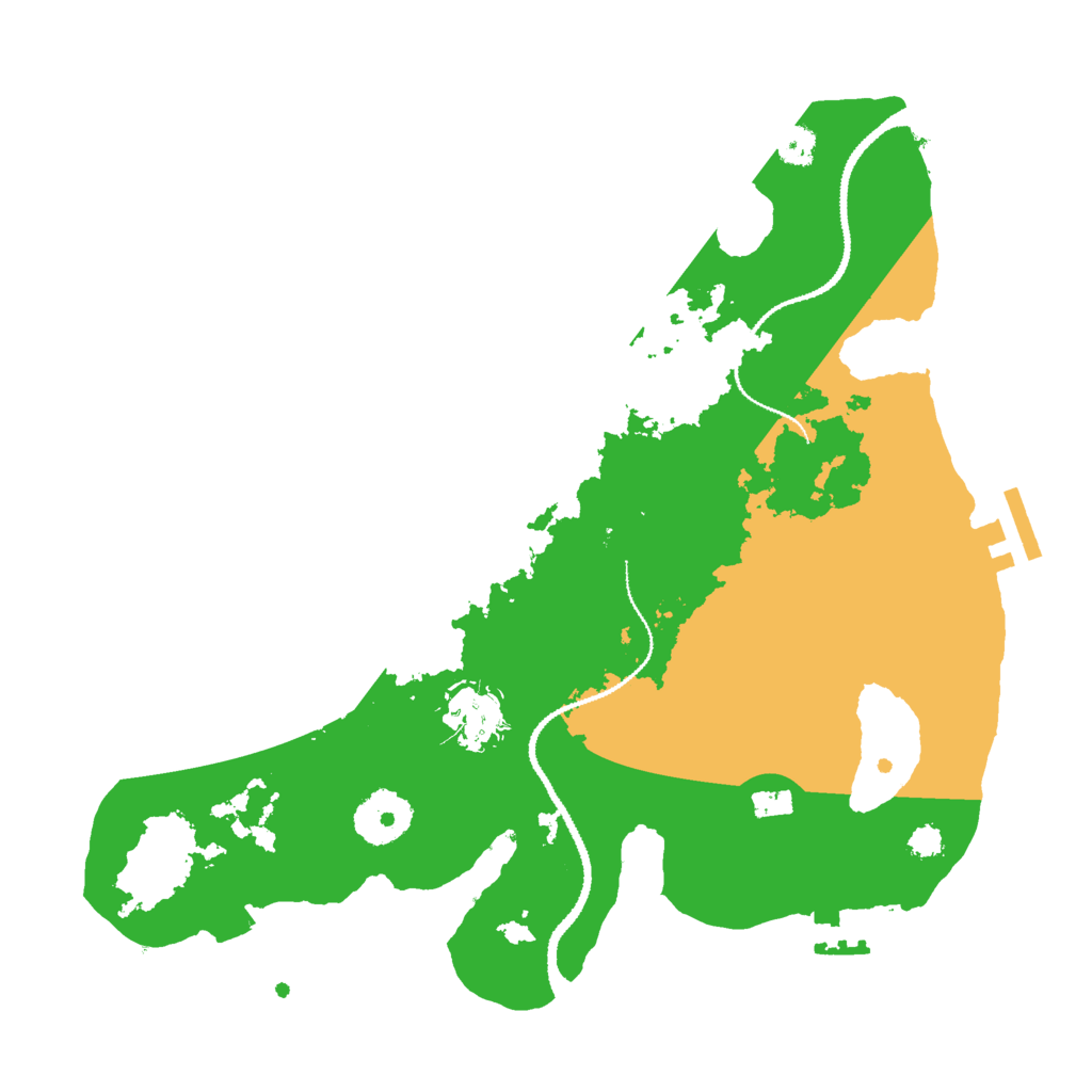 Biome Rust Map: Procedural Map, Size: 3000, Seed: 889777