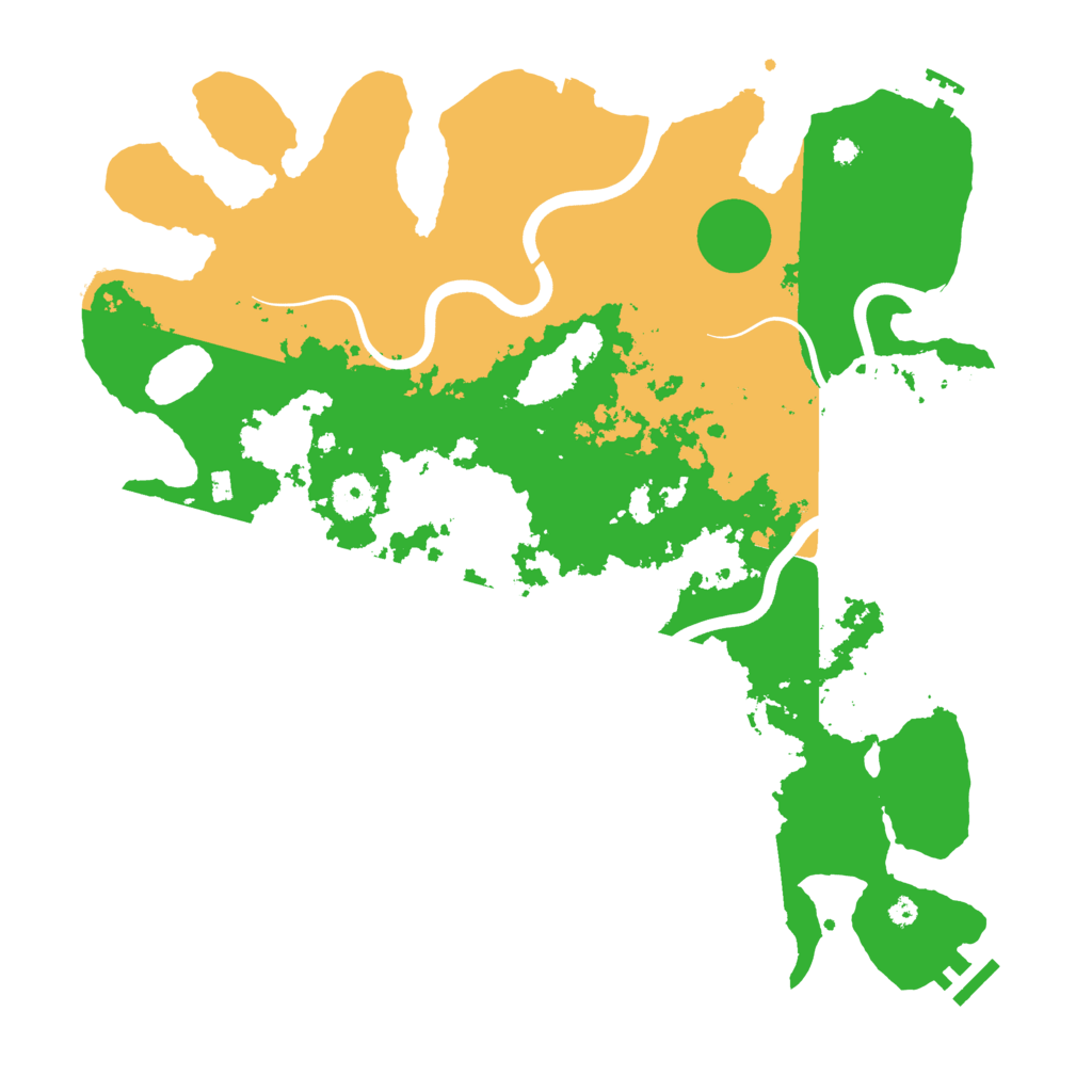 Biome Rust Map: Procedural Map, Size: 3900, Seed: 31633888