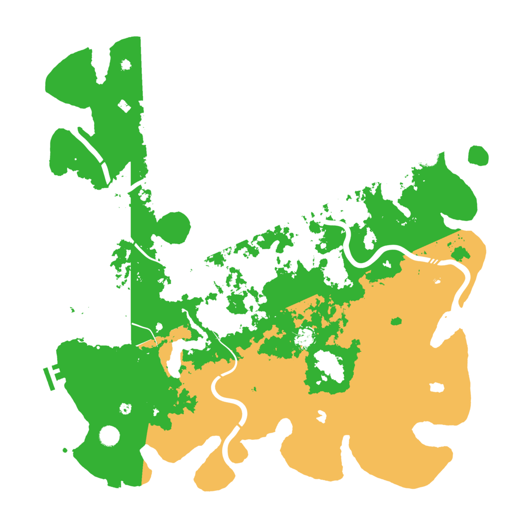 Biome Rust Map: Procedural Map, Size: 4500, Seed: 245103603