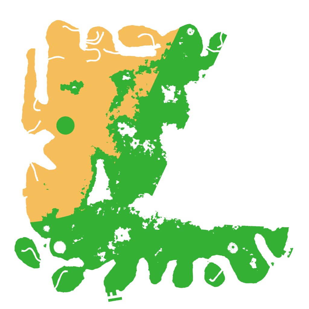 Biome Rust Map: Procedural Map, Size: 4500, Seed: 2057647950