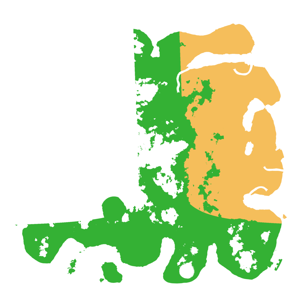 Biome Rust Map: Procedural Map, Size: 3600, Seed: 741978129