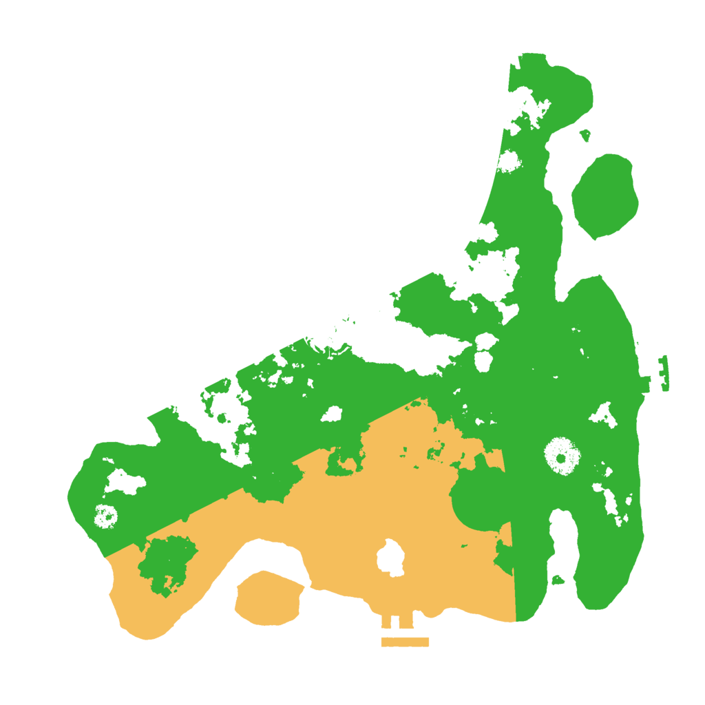 Biome Rust Map: Procedural Map, Size: 3000, Seed: 32814740