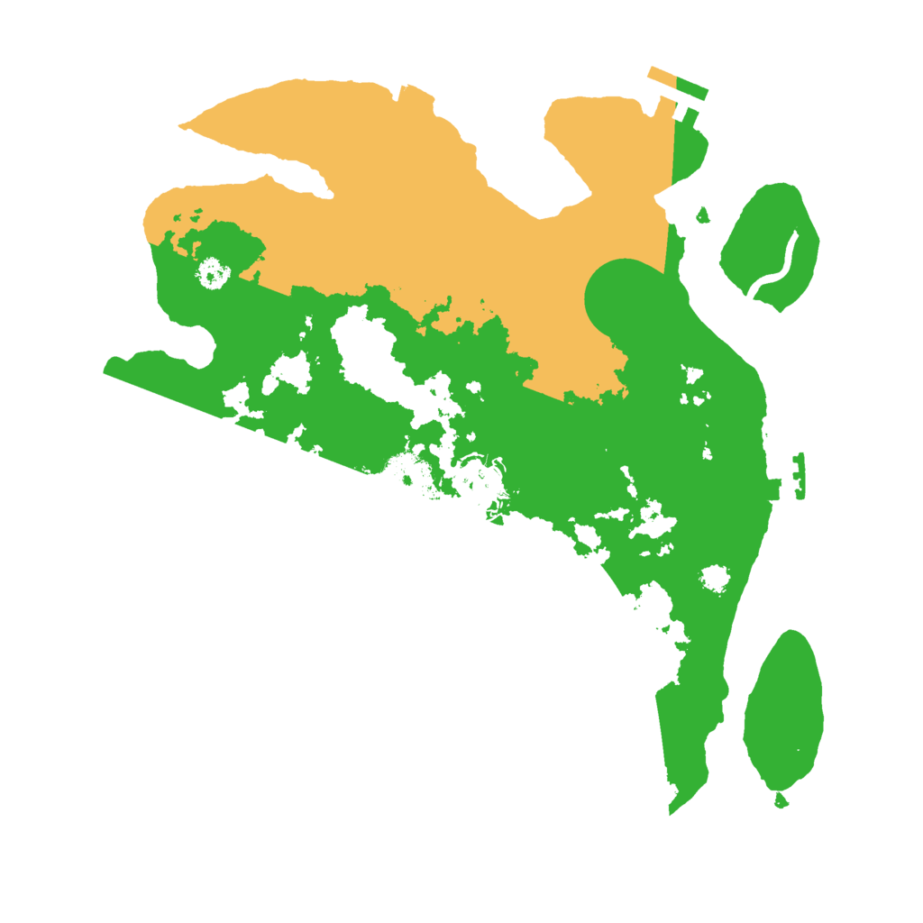 Biome Rust Map: Procedural Map, Size: 3000, Seed: 2460798