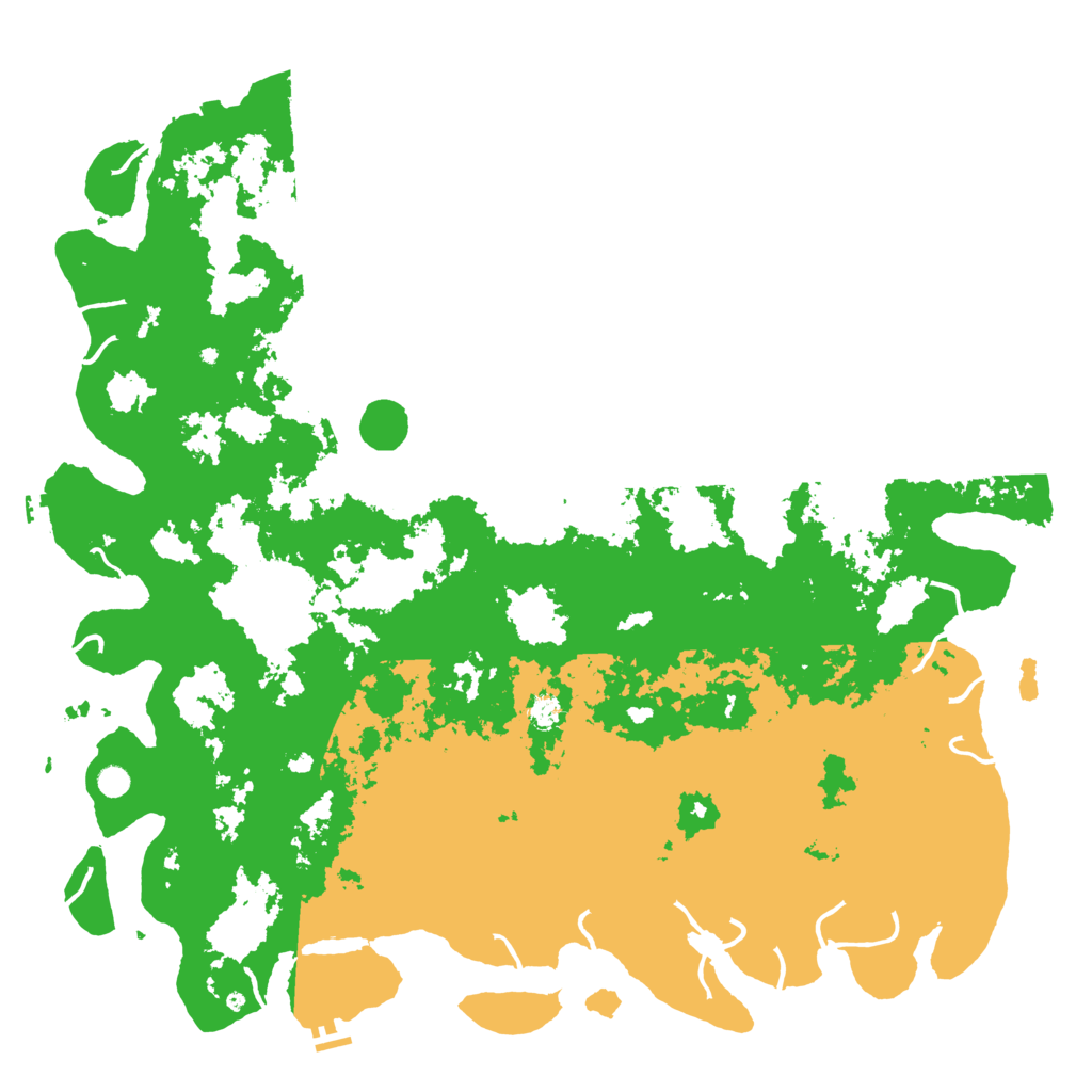 Biome Rust Map: Procedural Map, Size: 6000, Seed: 23523