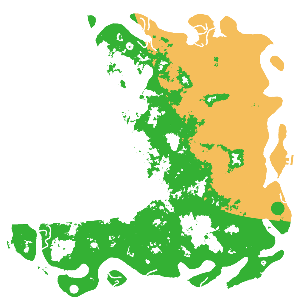 Biome Rust Map: Procedural Map, Size: 6000, Seed: 1613137084