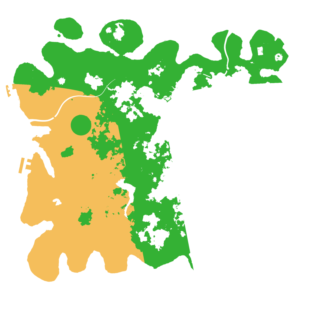 Biome Rust Map: Procedural Map, Size: 4000, Seed: 81106103