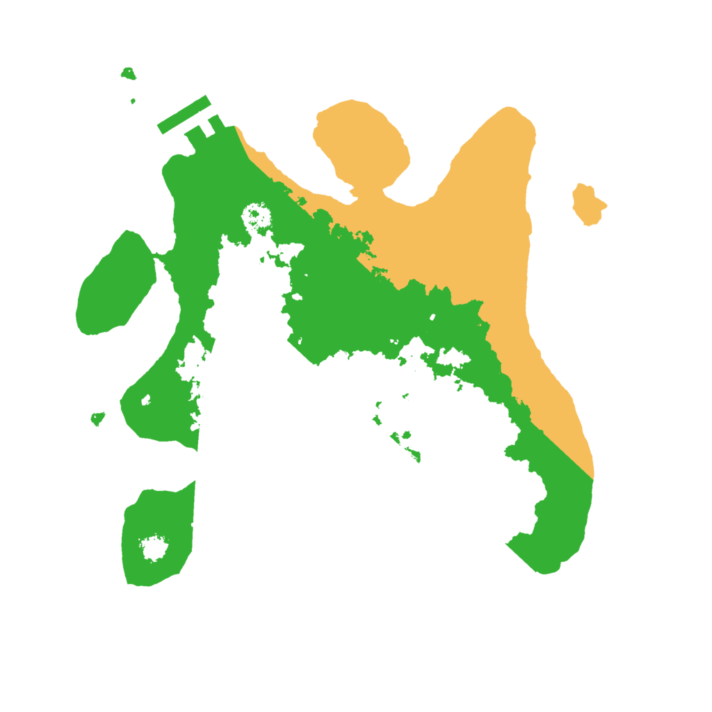 Biome Rust Map: Procedural Map, Size: 2500, Seed: 761448328