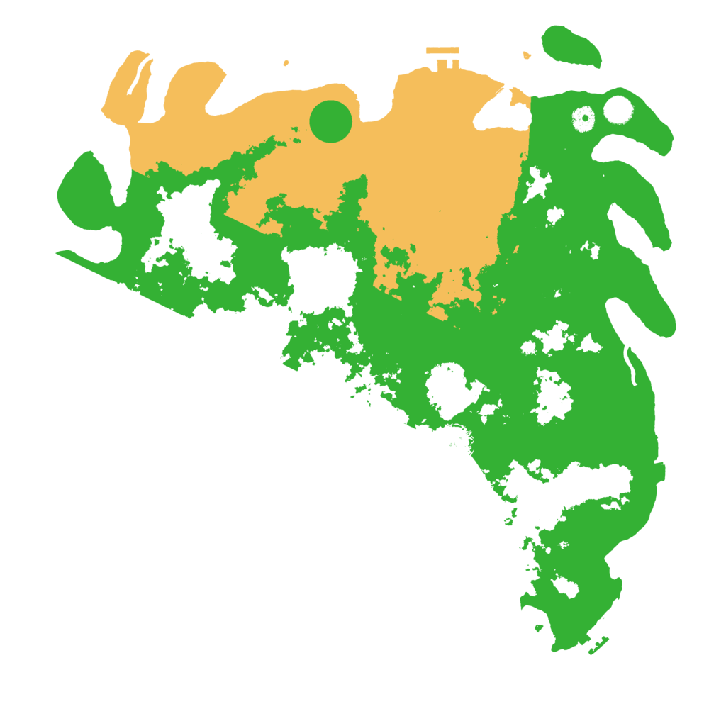 Biome Rust Map: Procedural Map, Size: 4500, Seed: 1138890809