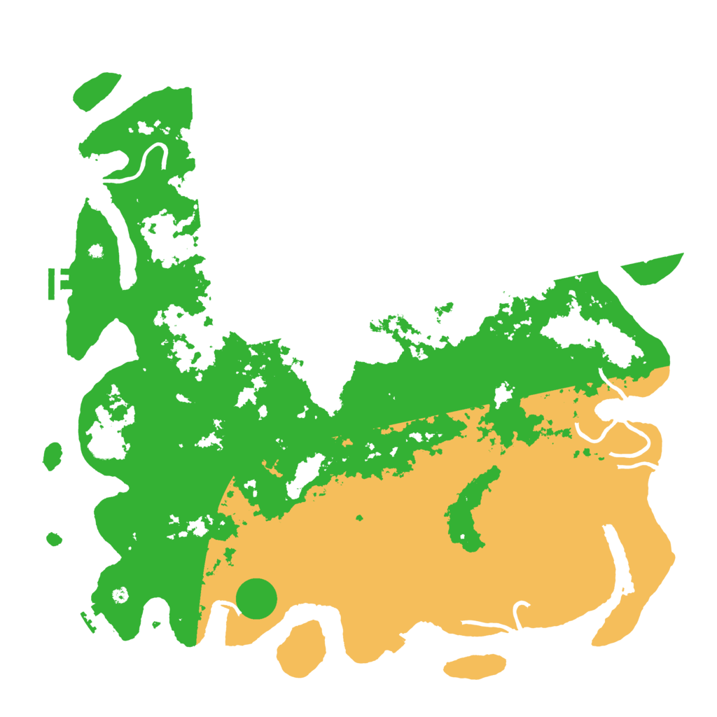 Biome Rust Map: Procedural Map, Size: 4600, Seed: 6891