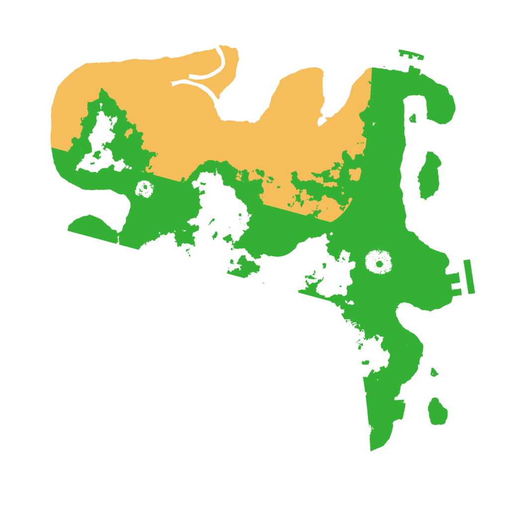 Biome Rust Map: Procedural Map, Size: 3000, Seed: 6987594
