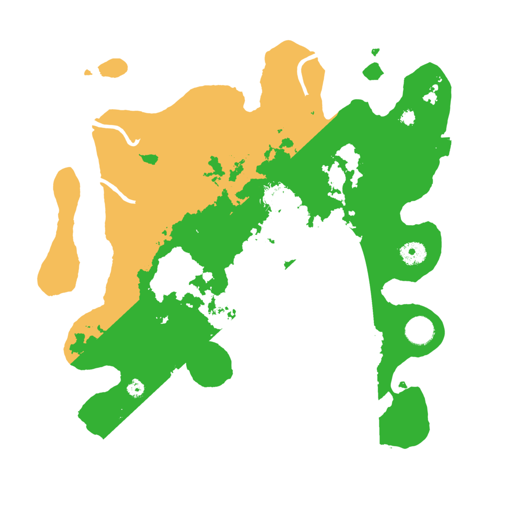 Biome Rust Map: Procedural Map, Size: 3200, Seed: 36078476