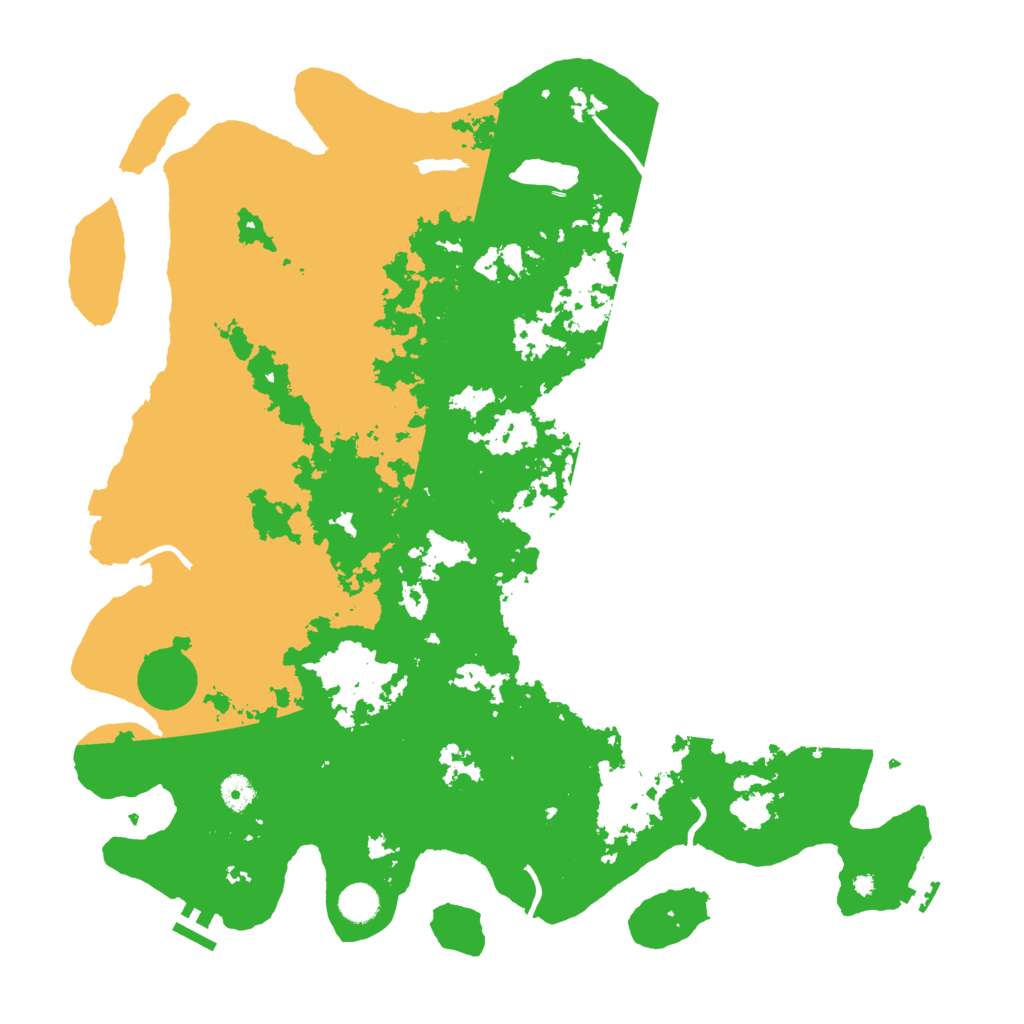 Biome Rust Map: Procedural Map, Size: 4500, Seed: 664654649