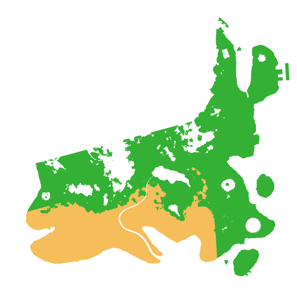 Biome Rust Map: Procedural Map, Size: 3500, Seed: 1171325199