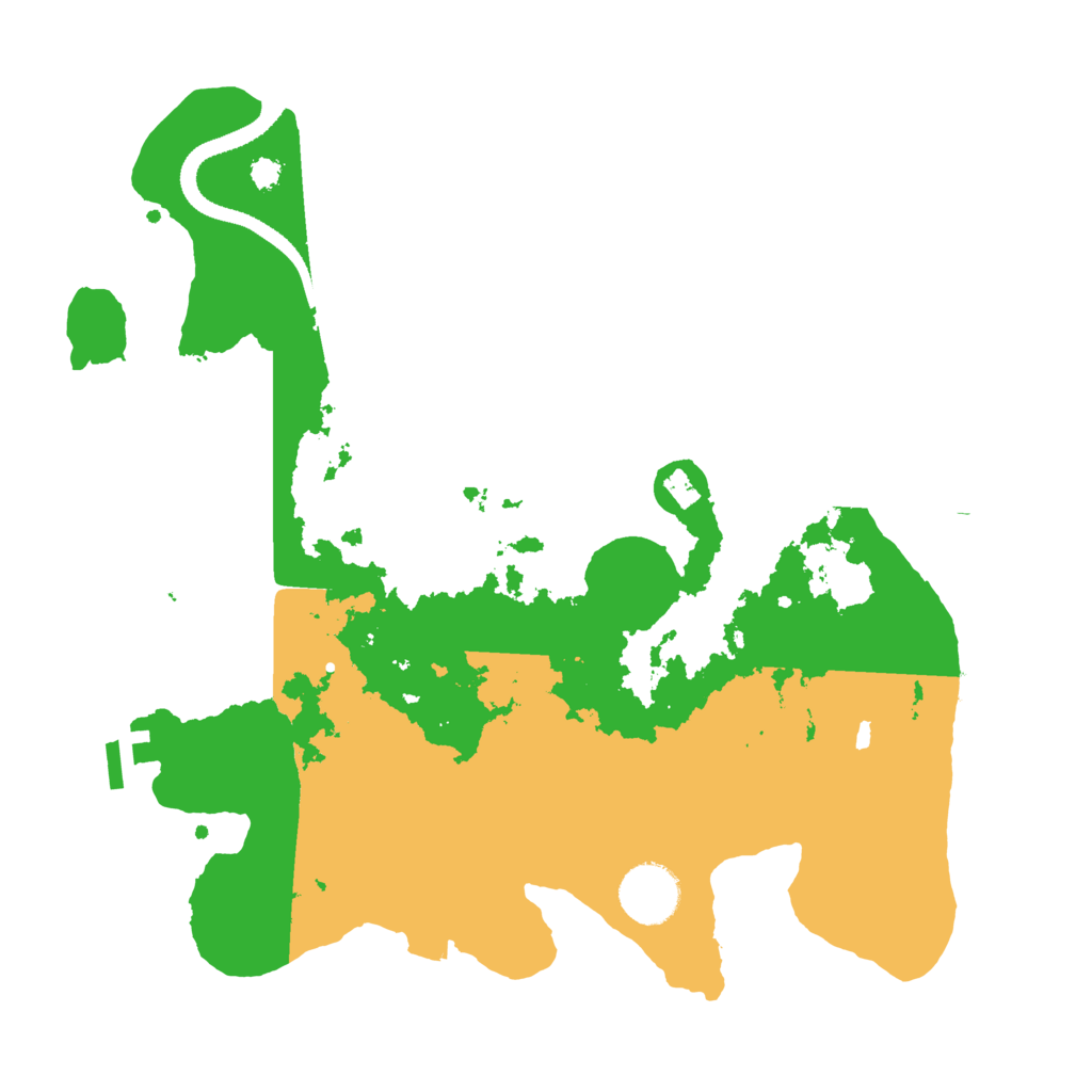 Biome Rust Map: Procedural Map, Size: 3200, Seed: 488849151