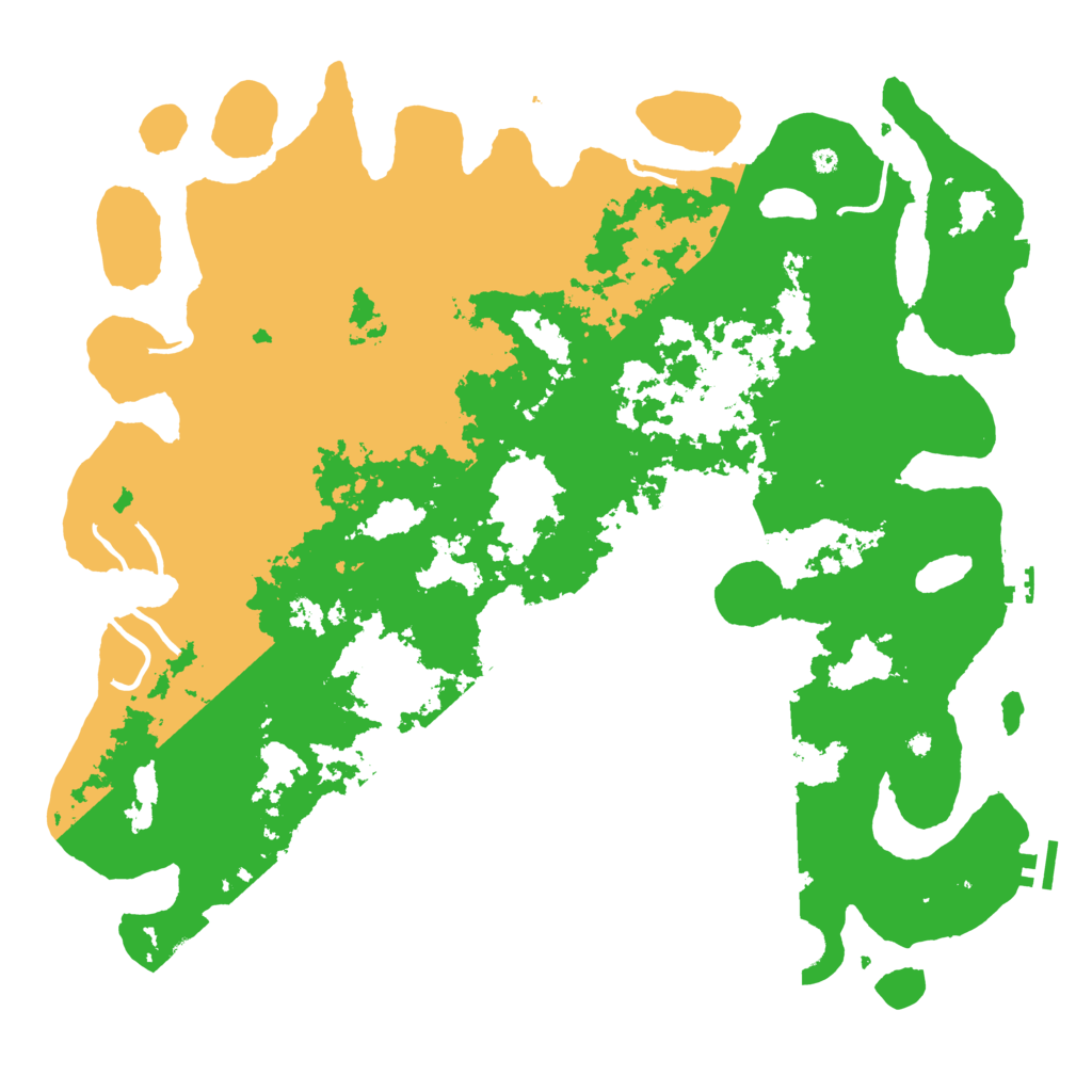 Biome Rust Map: Procedural Map, Size: 4500, Seed: 1919735497