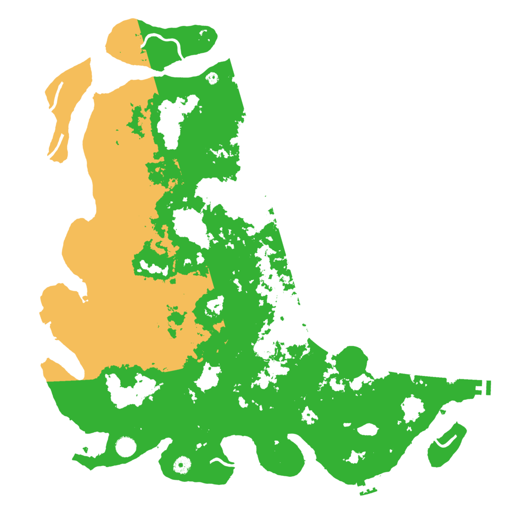 Biome Rust Map: Procedural Map, Size: 4500, Seed: 456110159