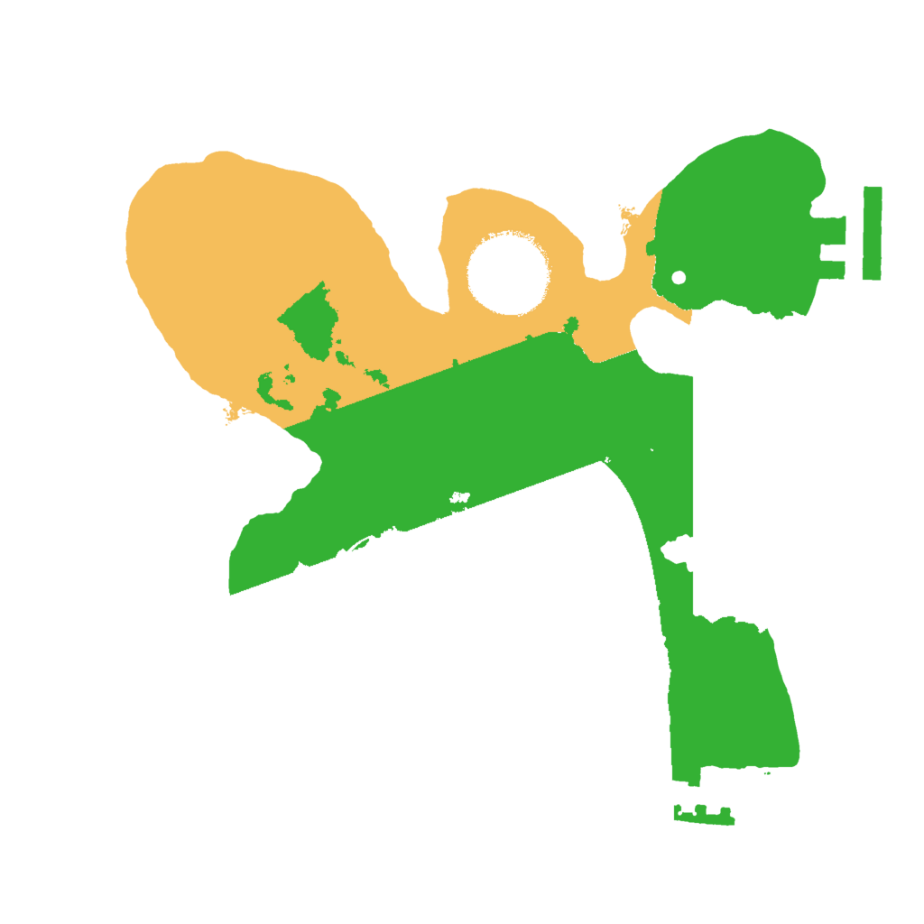 Biome Rust Map: Procedural Map, Size: 2000, Seed: 52930239