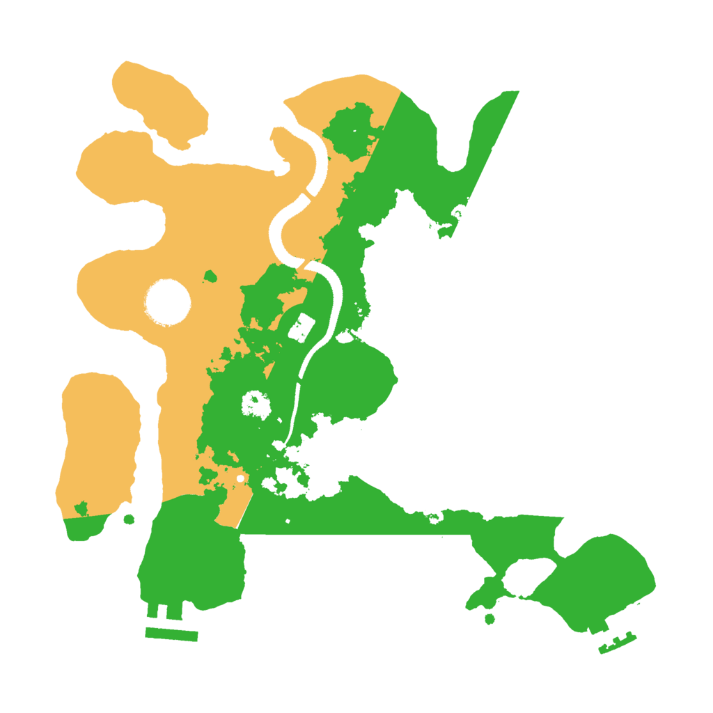 Biome Rust Map: Procedural Map, Size: 2750, Seed: 14843