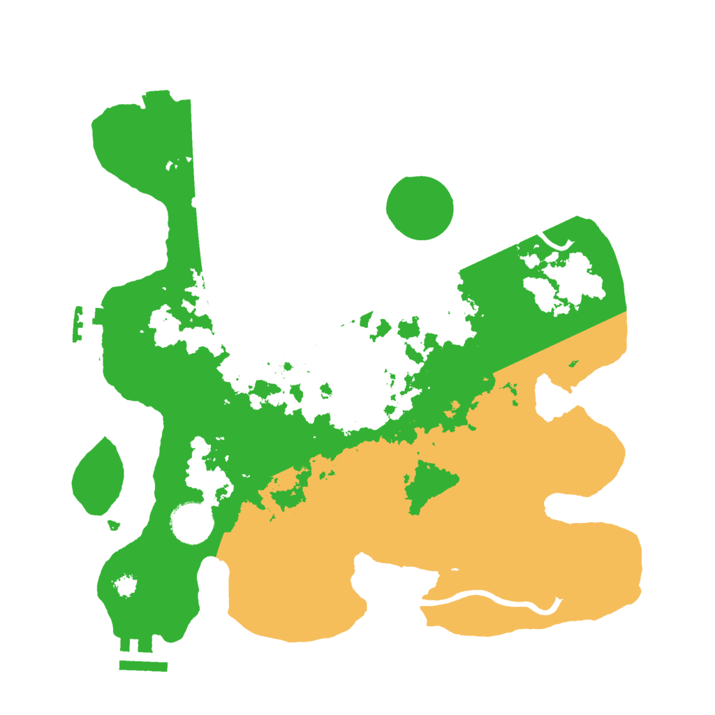 Biome Rust Map: Procedural Map, Size: 3000, Seed: 28026