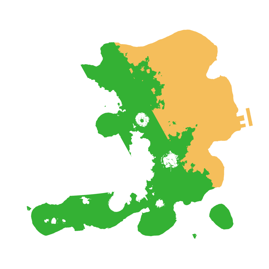 Biome Rust Map: Procedural Map, Size: 3000, Seed: 1756442355