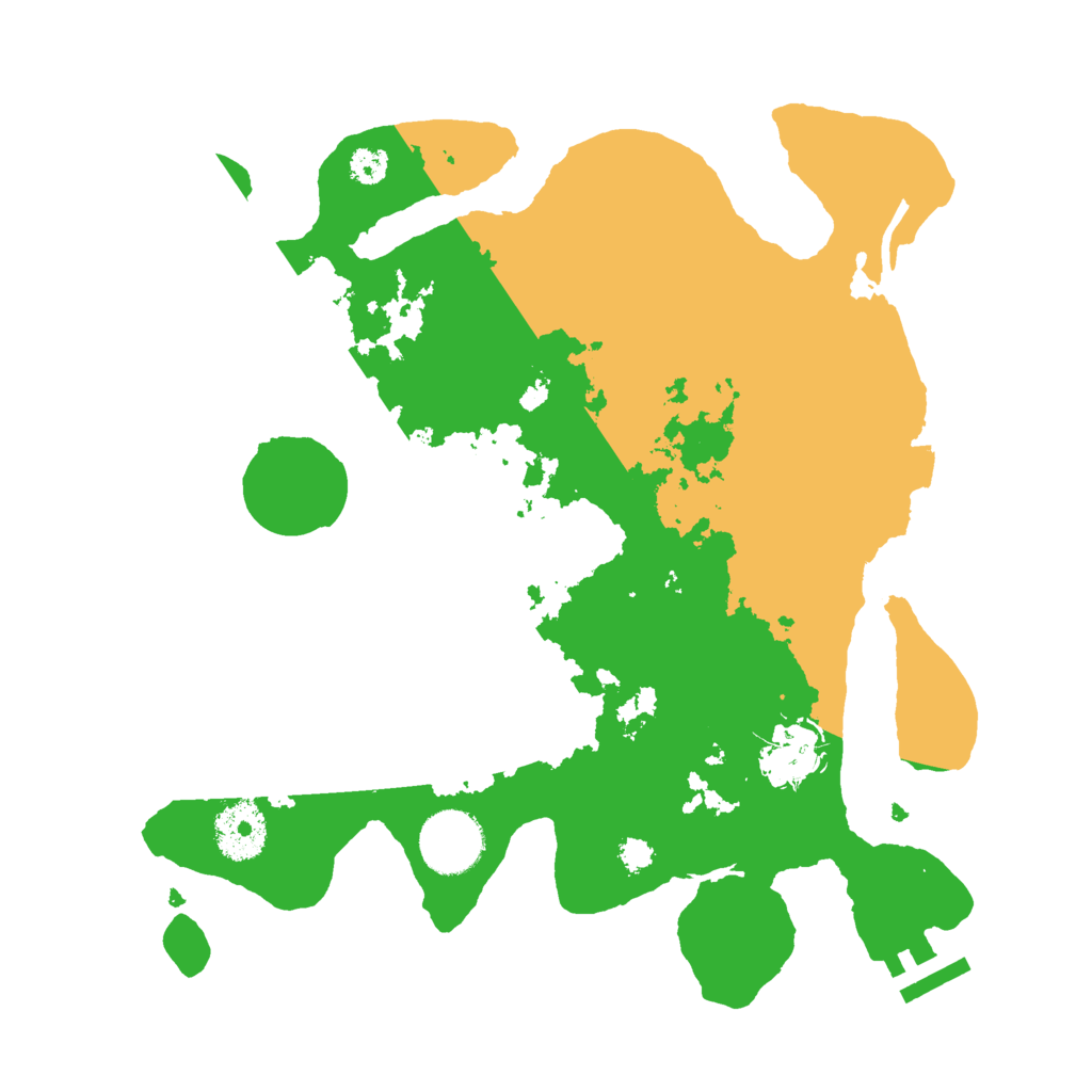 Biome Rust Map: Procedural Map, Size: 3000, Seed: 23372
