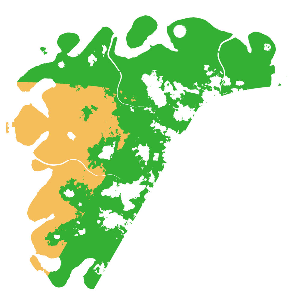 Biome Rust Map: Procedural Map, Size: 4250, Seed: 15037