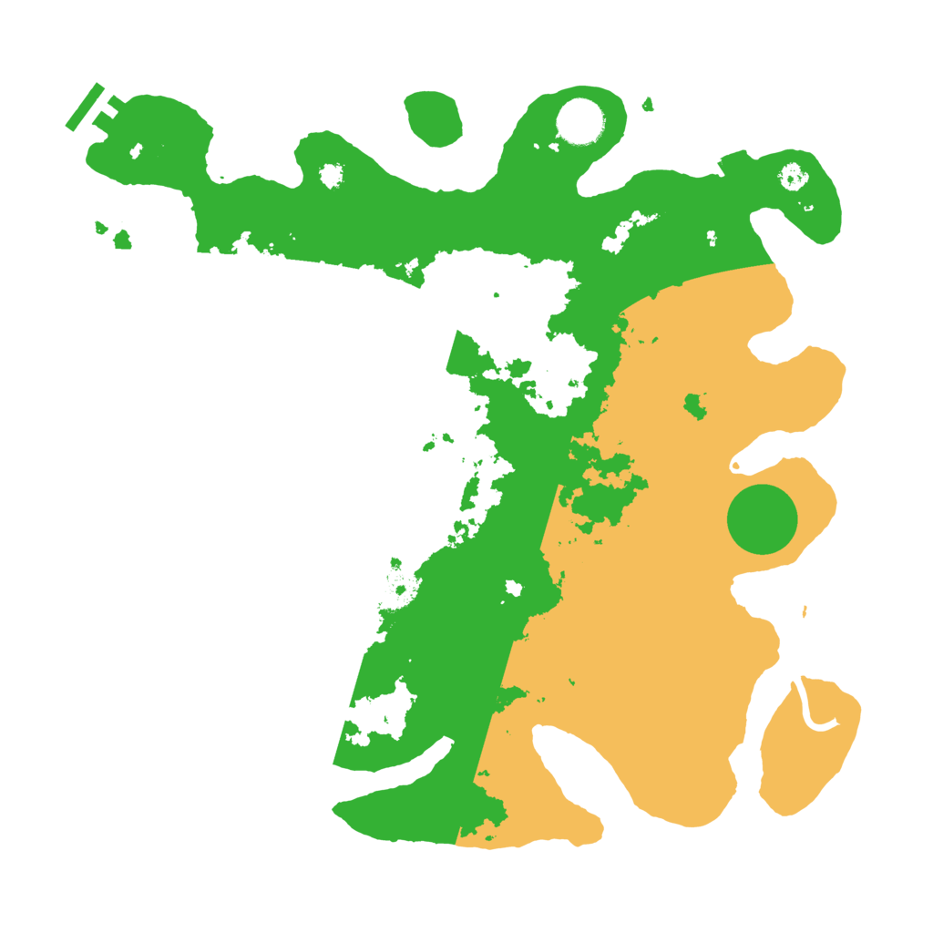 Biome Rust Map: Procedural Map, Size: 3500, Seed: 440634981