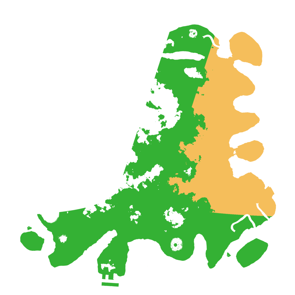 Biome Rust Map: Procedural Map, Size: 3500, Seed: 38833663