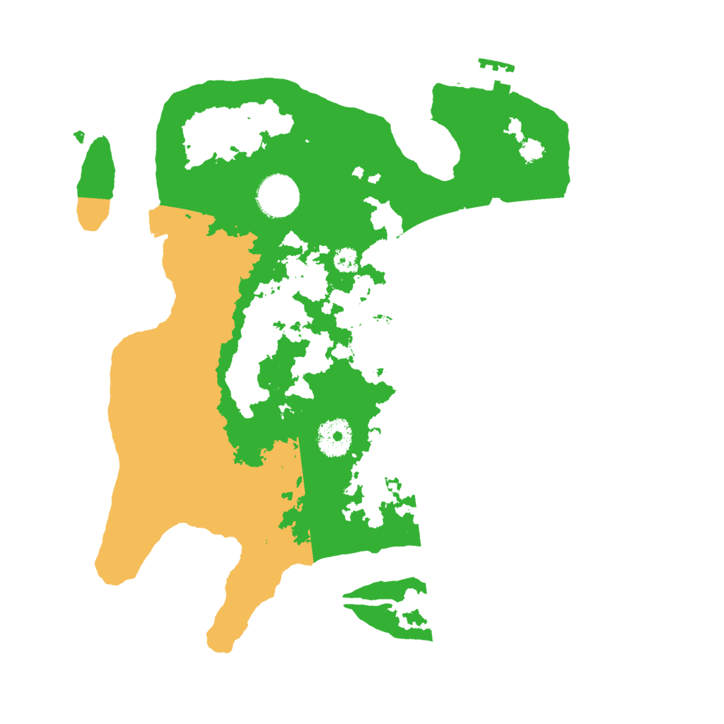 Biome Rust Map: Procedural Map, Size: 3000, Seed: 523046673
