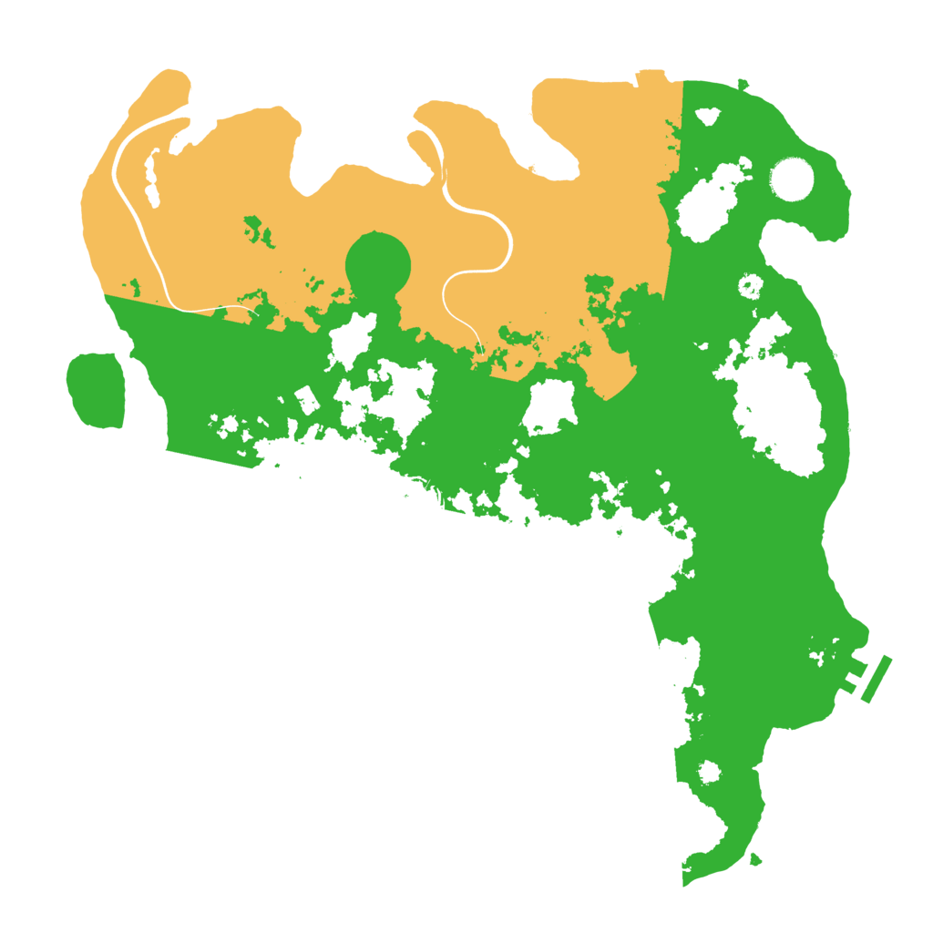 Biome Rust Map: Procedural Map, Size: 3750, Seed: 75918442