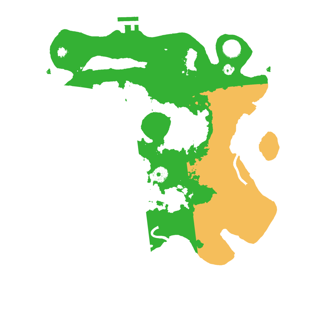 Biome Rust Map: Procedural Map, Size: 3000, Seed: 6807