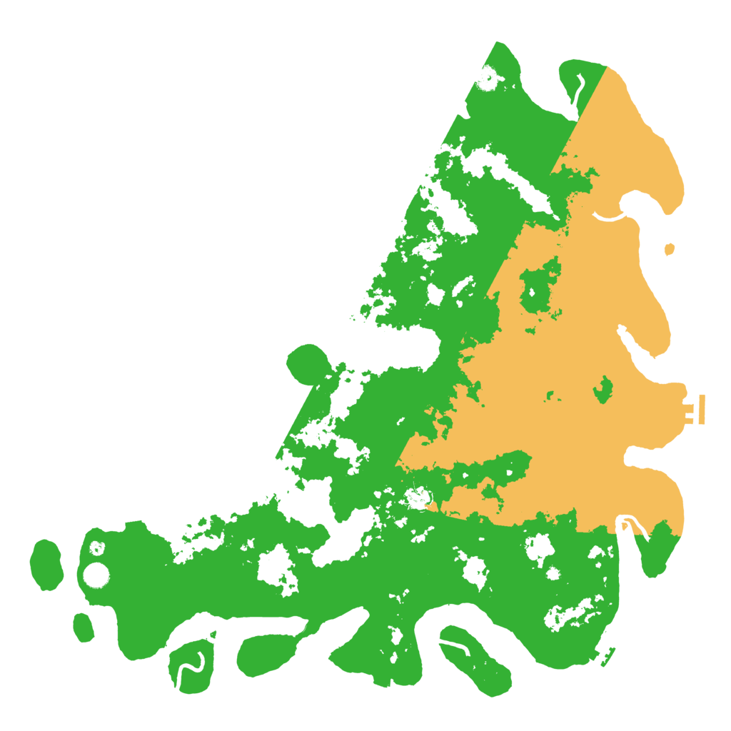 Biome Rust Map: Procedural Map, Size: 5000, Seed: 10119459