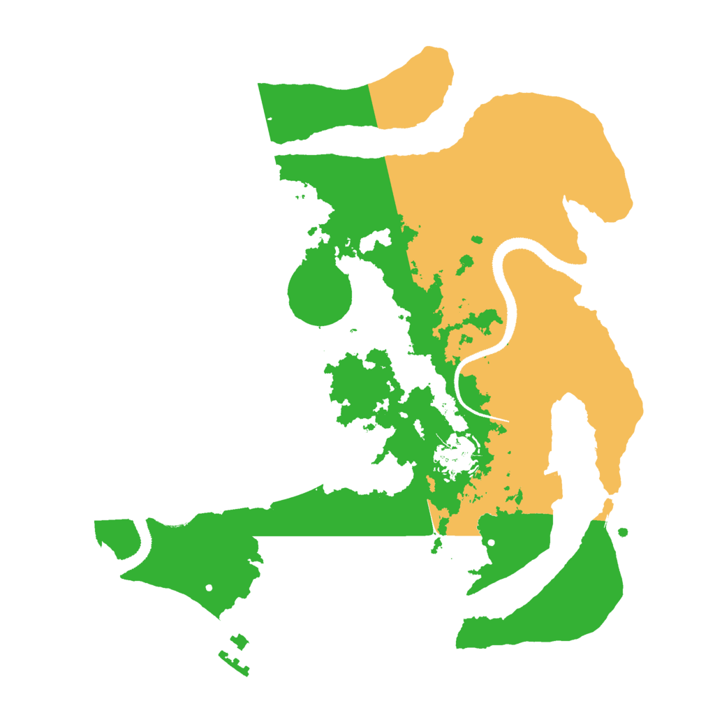 Biome Rust Map: Procedural Map, Size: 3000, Seed: 886352219