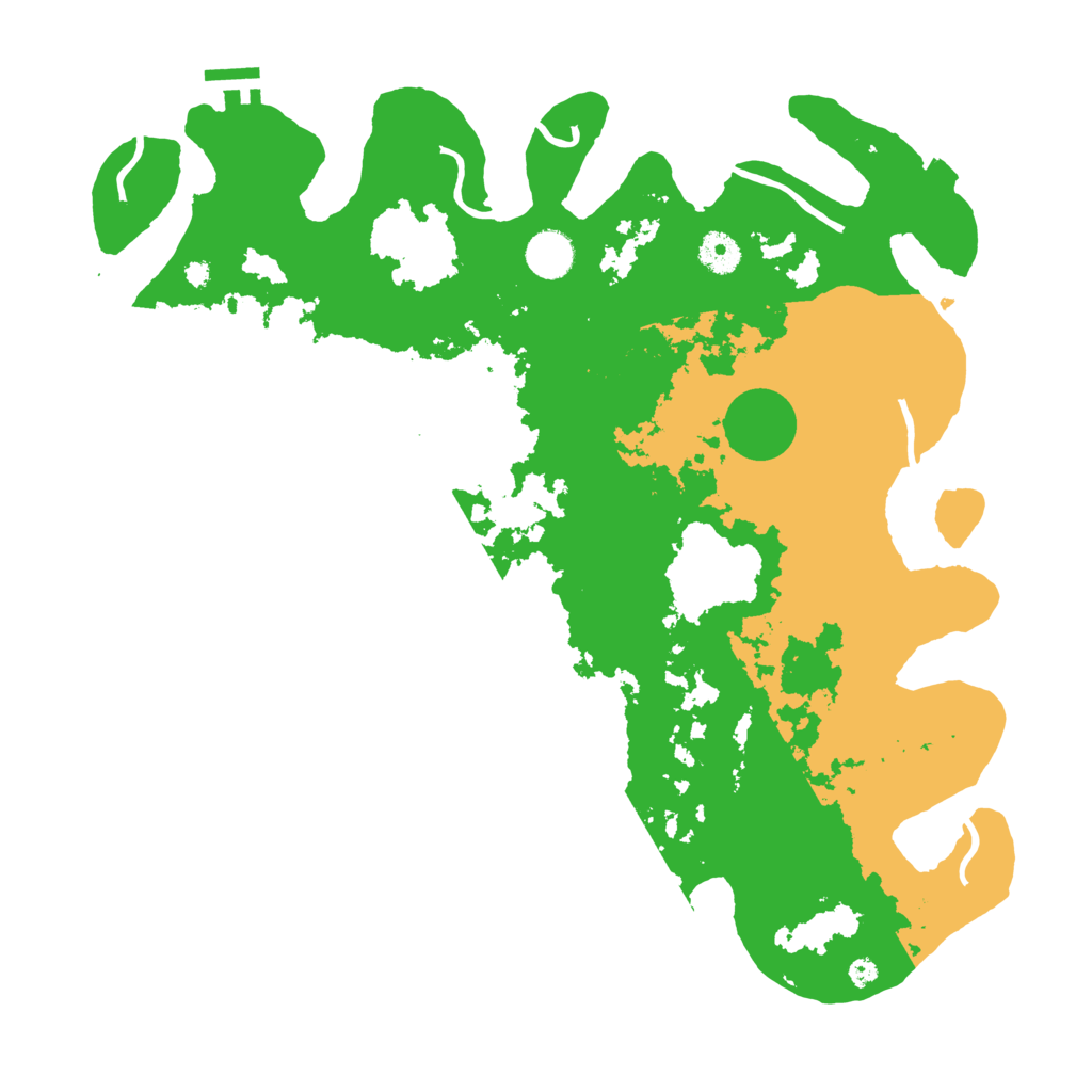 Biome Rust Map: Procedural Map, Size: 4000, Seed: 543558654