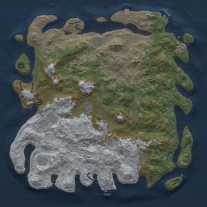 Thumbnail Rust Map: Procedural Map, Size: 4800, Seed: 1138890809, 19 Monuments