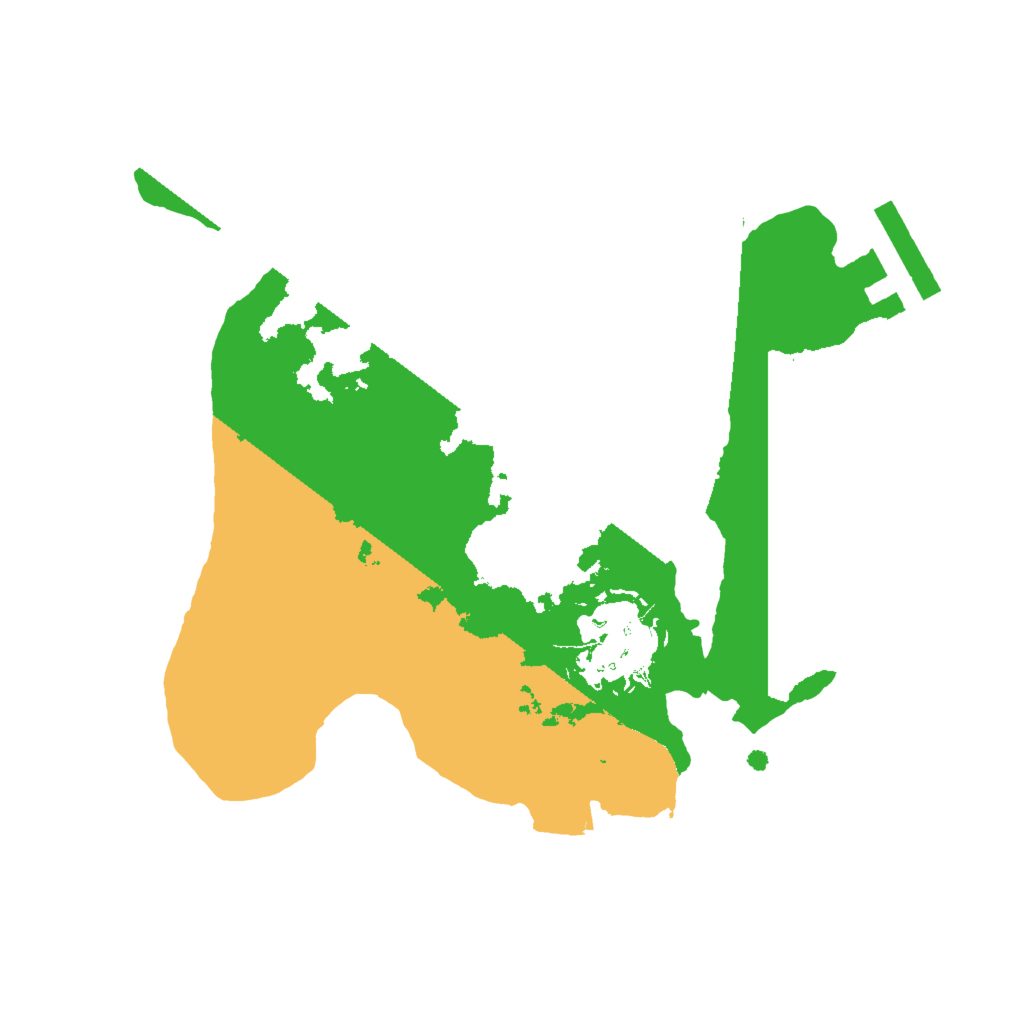 Biome Rust Map: Procedural Map, Size: 2000, Seed: 87352