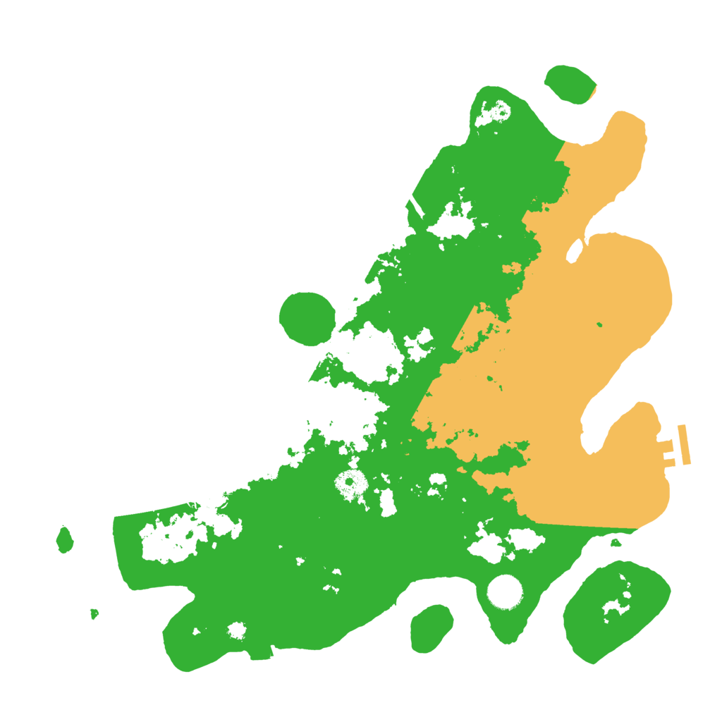 Biome Rust Map: Procedural Map, Size: 3650, Seed: 37631