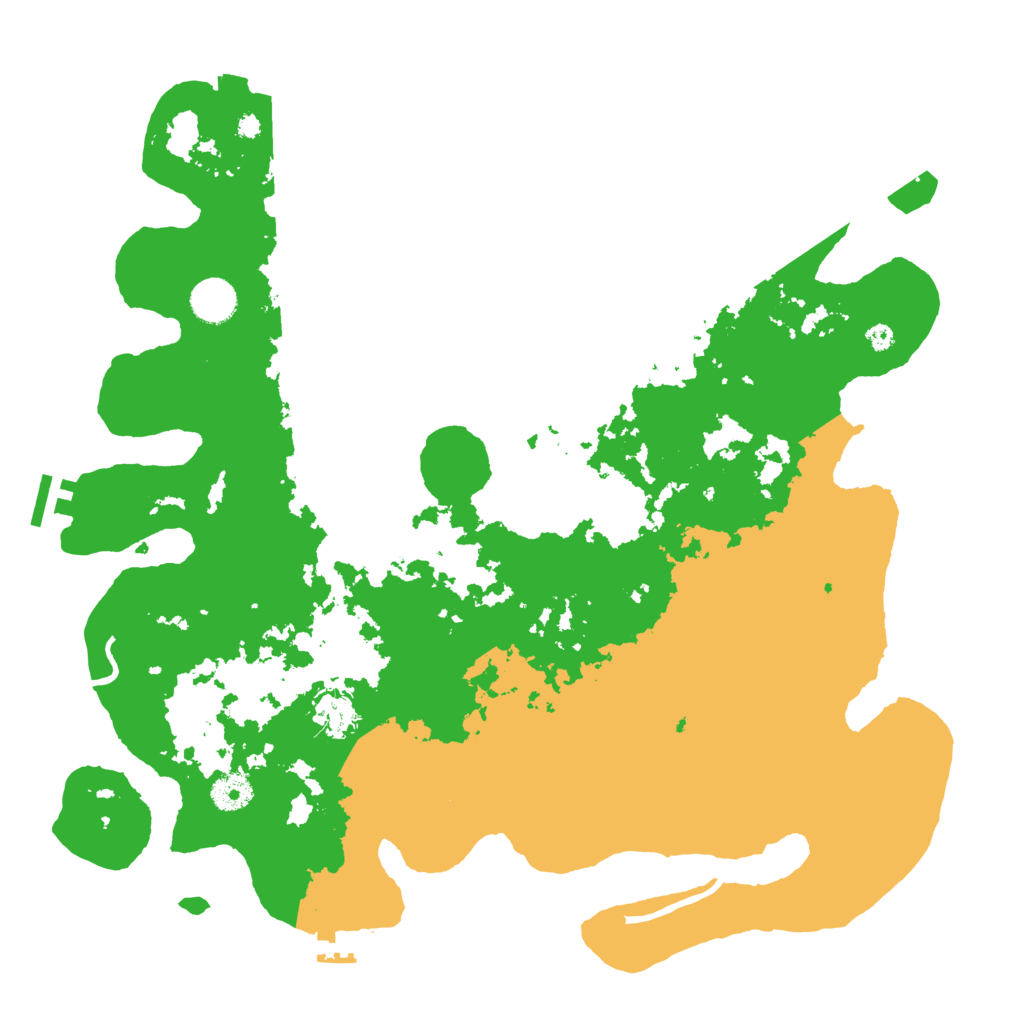 Biome Rust Map: Procedural Map, Size: 3950, Seed: 84776459