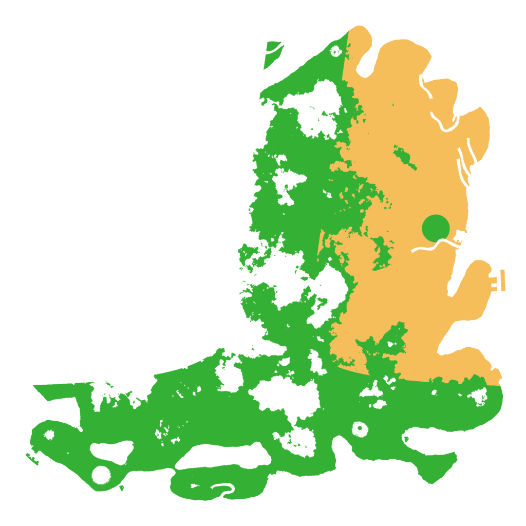 Biome Rust Map: Procedural Map, Size: 5000, Seed: 12547952