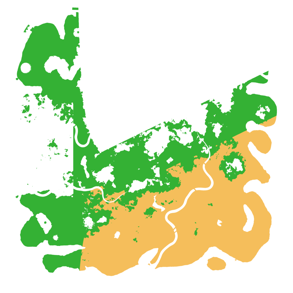 Biome Rust Map: Procedural Map, Size: 5000, Seed: 257445581