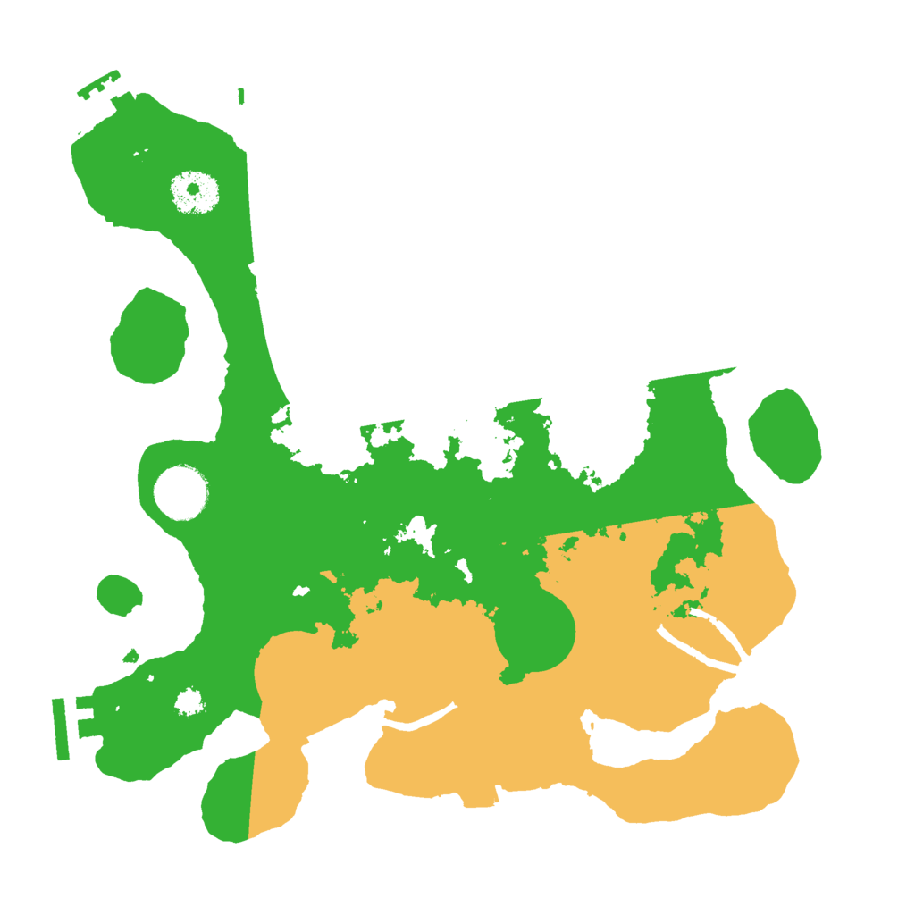 Biome Rust Map: Procedural Map, Size: 3000, Seed: 21457559