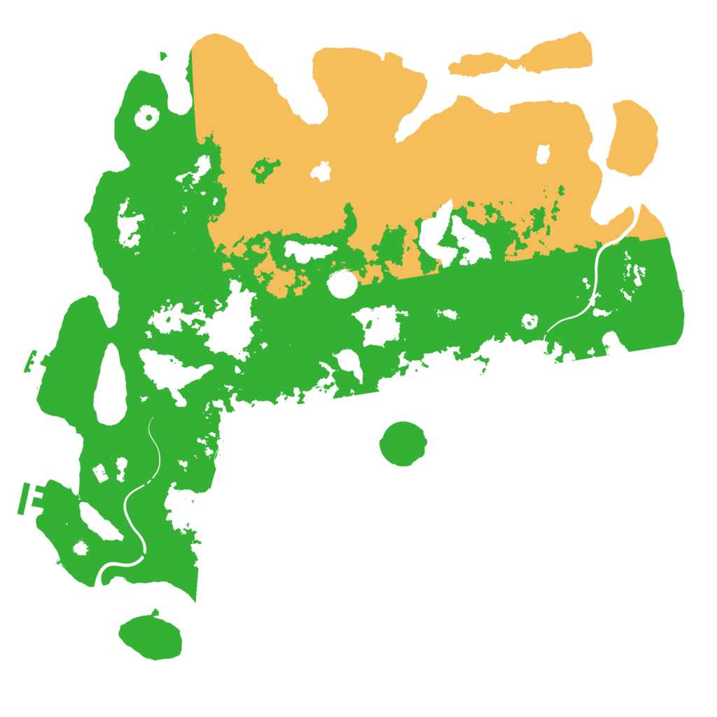 Biome Rust Map: Procedural Map, Size: 4500, Seed: 7685