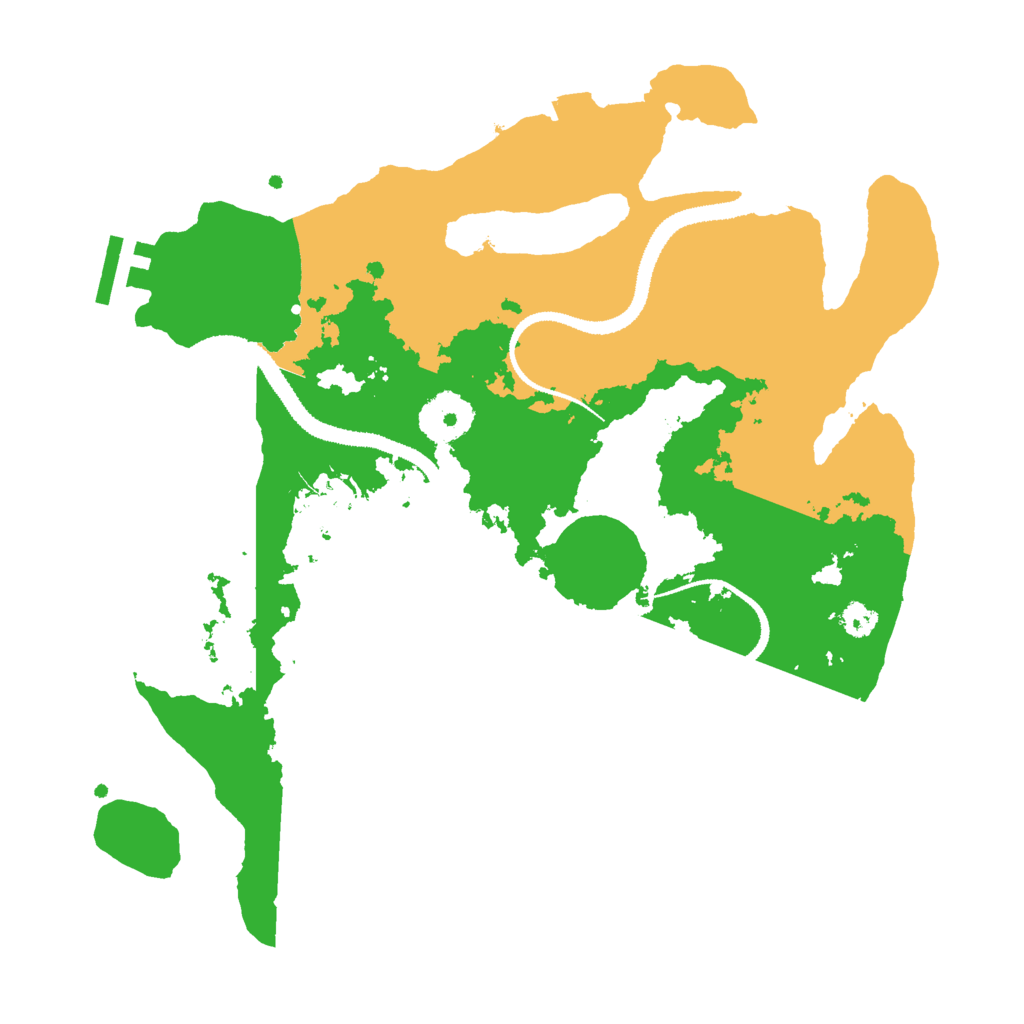 Biome Rust Map: Procedural Map, Size: 3000, Seed: 1768653175
